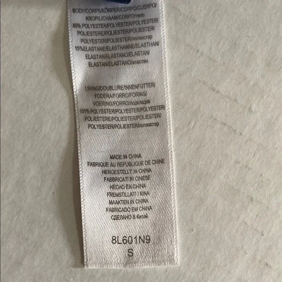 Nautica White and Black with Pockets One-Piece Swimsuit 3470 - Picture 10 of 12